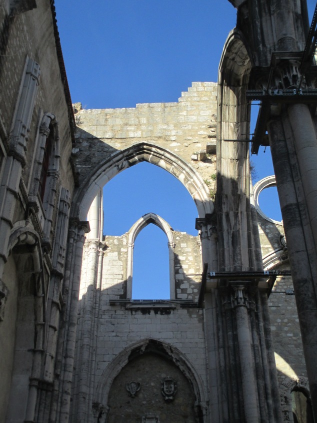 The Carmo Convent: ruined in 1755, still beautiful today.